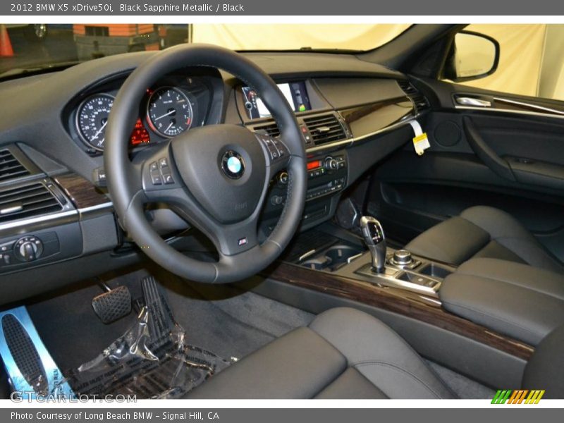 Black Interior - 2012 X5 xDrive50i 