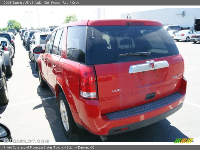 Chili Pepper Red / Gray 2006 Saturn VUE V6 AWD