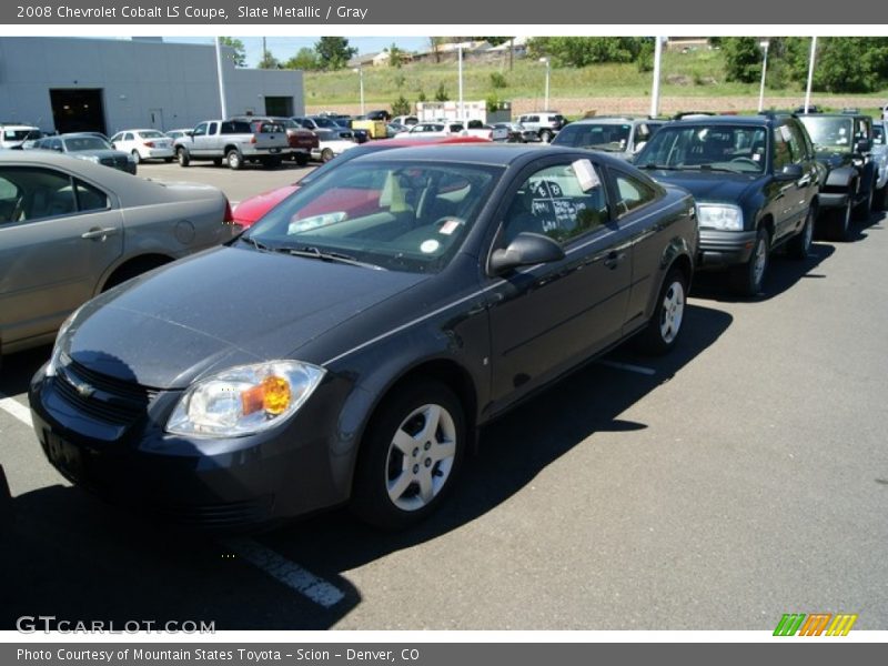 Slate Metallic / Gray 2008 Chevrolet Cobalt LS Coupe