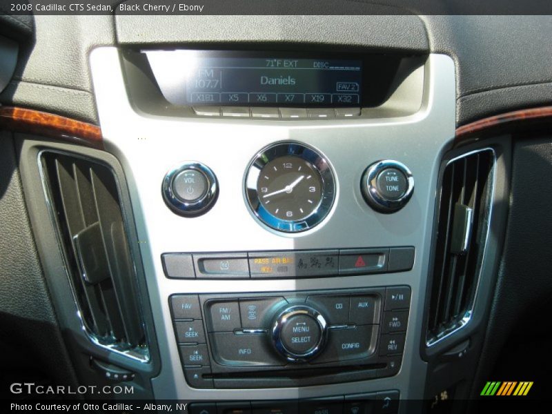Black Cherry / Ebony 2008 Cadillac CTS Sedan