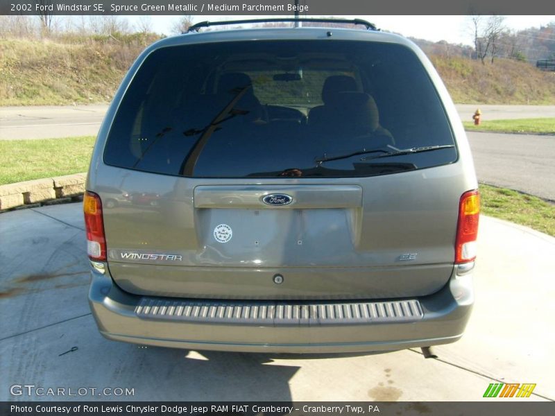 Spruce Green Metallic / Medium Parchment Beige 2002 Ford Windstar SE