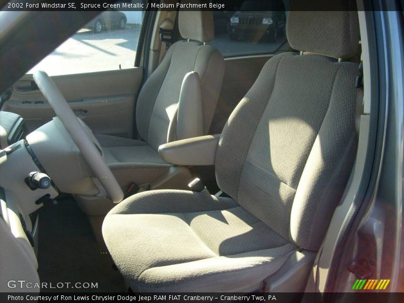 Spruce Green Metallic / Medium Parchment Beige 2002 Ford Windstar SE