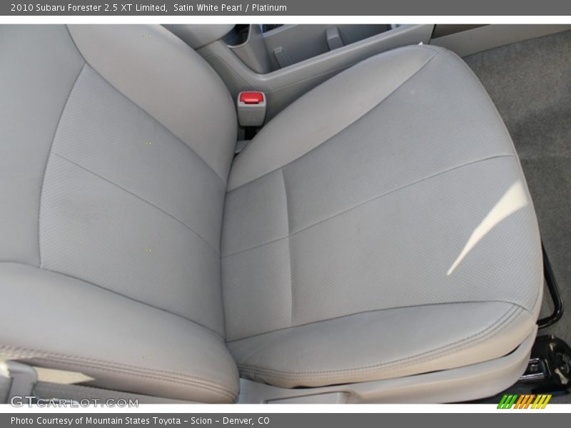 Satin White Pearl / Platinum 2010 Subaru Forester 2.5 XT Limited