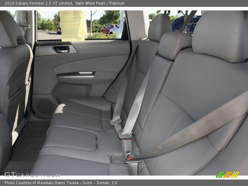 Satin White Pearl / Platinum 2010 Subaru Forester 2.5 XT Limited