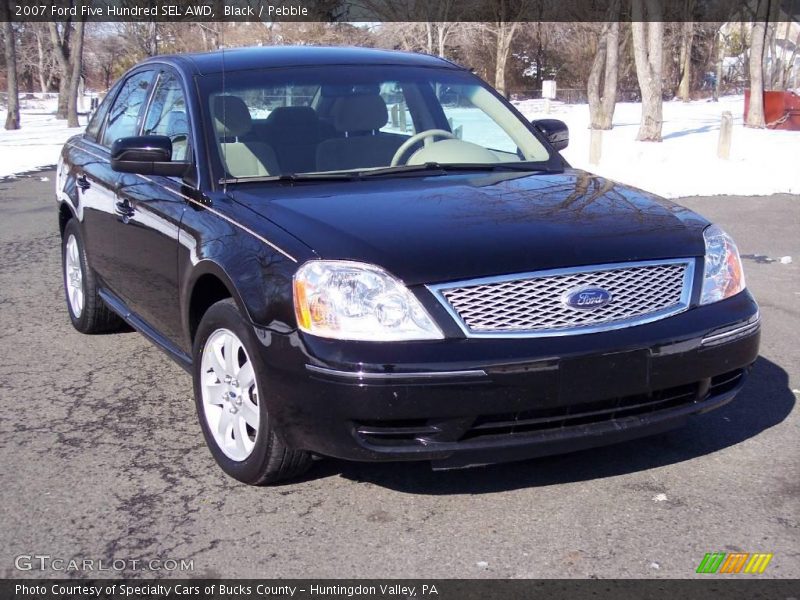 Black / Pebble 2007 Ford Five Hundred SEL AWD