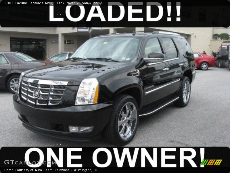 Black Raven / Ebony/Ebony 2007 Cadillac Escalade AWD