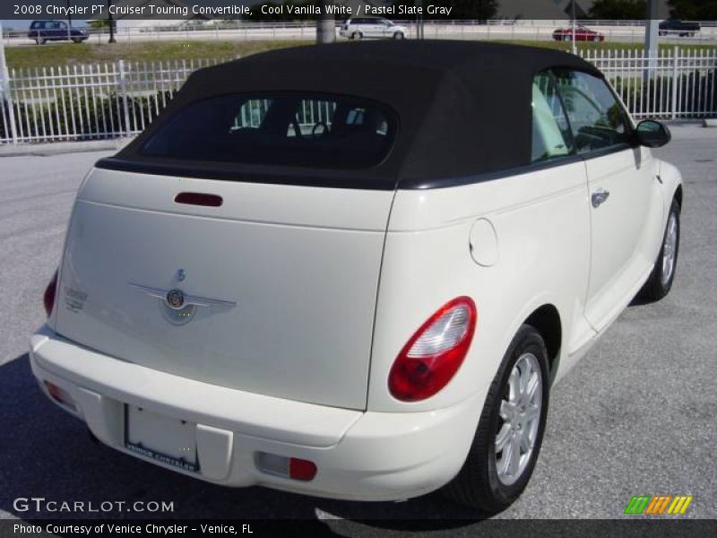 Cool Vanilla White / Pastel Slate Gray 2008 Chrysler PT Cruiser Touring Convertible