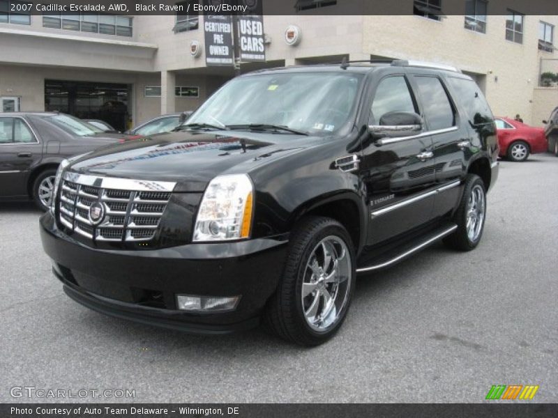 Black Raven / Ebony/Ebony 2007 Cadillac Escalade AWD