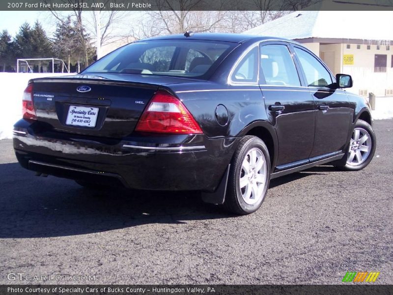 Black / Pebble 2007 Ford Five Hundred SEL AWD