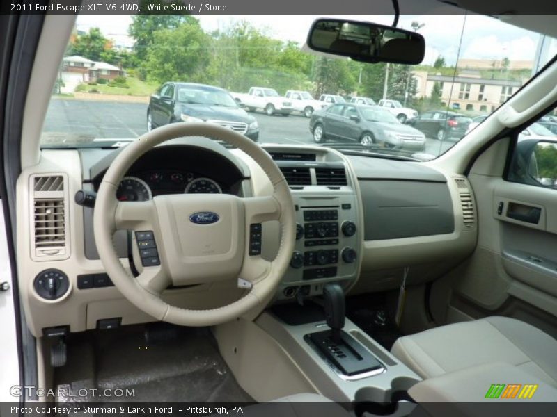 White Suede / Stone 2011 Ford Escape XLT V6 4WD