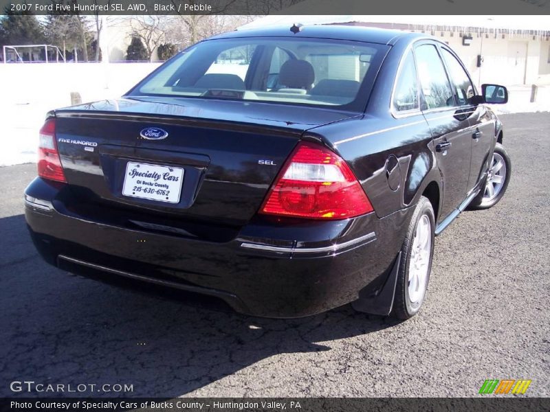 Black / Pebble 2007 Ford Five Hundred SEL AWD