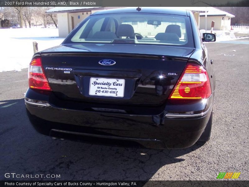 Black / Pebble 2007 Ford Five Hundred SEL AWD