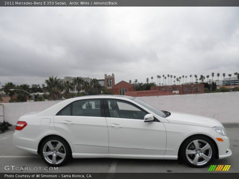 Arctic White / Almond/Black 2011 Mercedes-Benz E 350 Sedan
