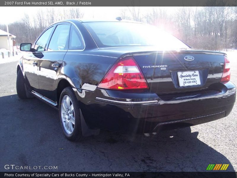 Black / Pebble 2007 Ford Five Hundred SEL AWD