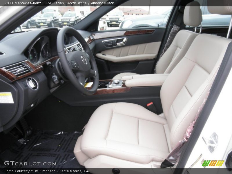 Arctic White / Almond/Black 2011 Mercedes-Benz E 350 Sedan