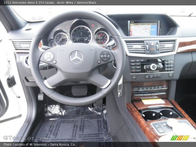 Arctic White / Almond/Black 2011 Mercedes-Benz E 350 Sedan