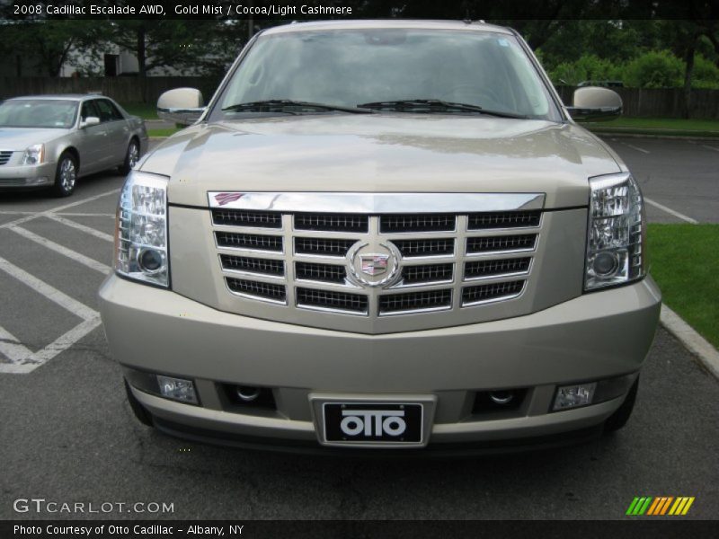 Gold Mist / Cocoa/Light Cashmere 2008 Cadillac Escalade AWD