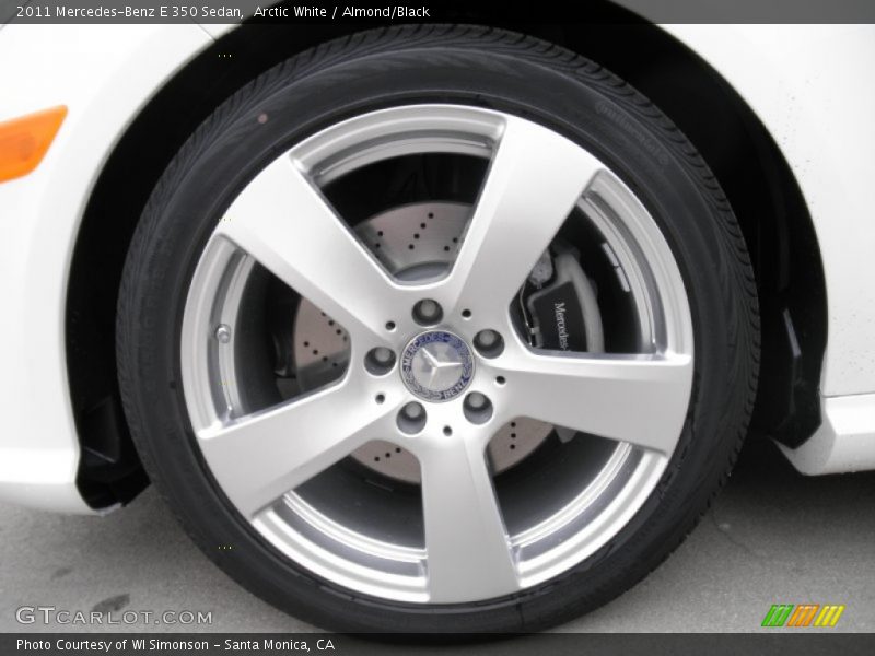 Arctic White / Almond/Black 2011 Mercedes-Benz E 350 Sedan