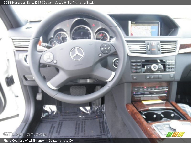 Arctic White / Almond/Black 2011 Mercedes-Benz E 350 Sedan