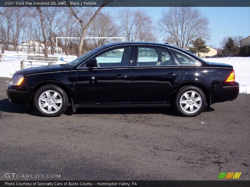 Black / Pebble 2007 Ford Five Hundred SEL AWD