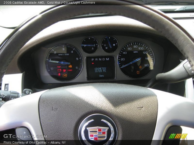 Gold Mist / Cocoa/Light Cashmere 2008 Cadillac Escalade AWD