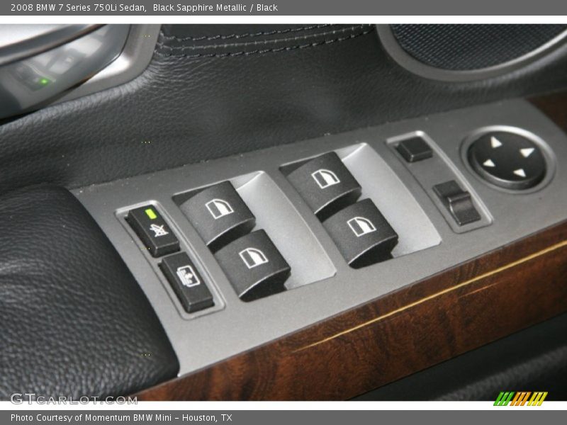 Black Sapphire Metallic / Black 2008 BMW 7 Series 750Li Sedan