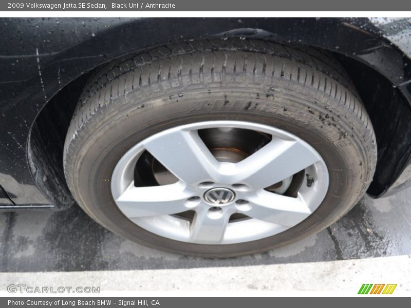 Black Uni / Anthracite 2009 Volkswagen Jetta SE Sedan
