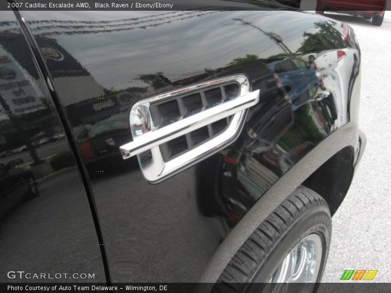 Black Raven / Ebony/Ebony 2007 Cadillac Escalade AWD