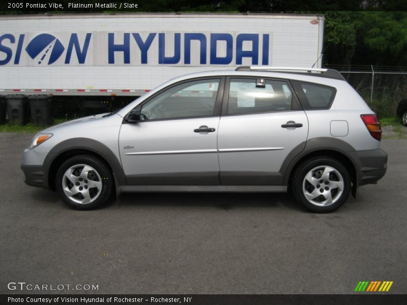 Platinum Metallic / Slate 2005 Pontiac Vibe