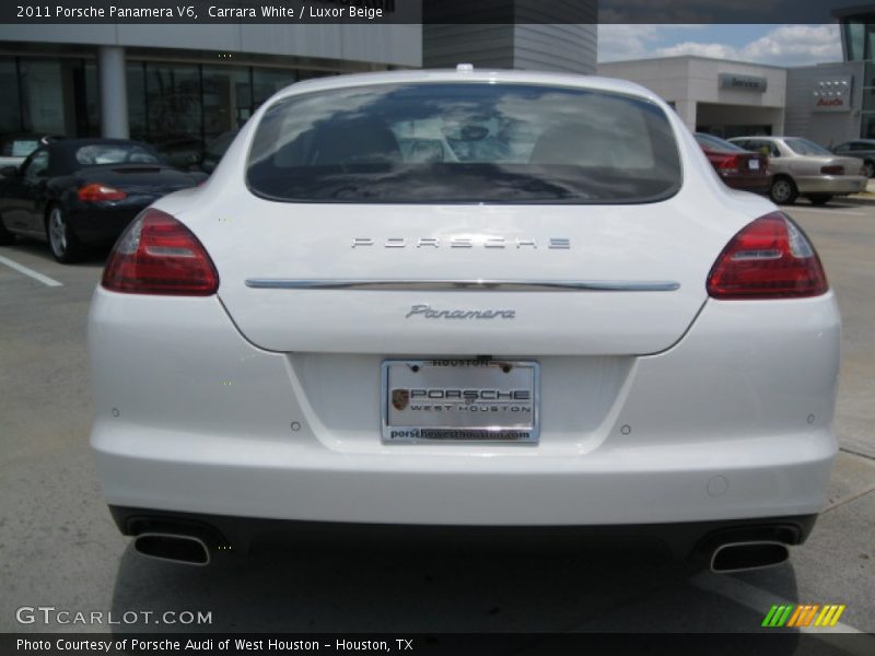 Carrara White / Luxor Beige 2011 Porsche Panamera V6