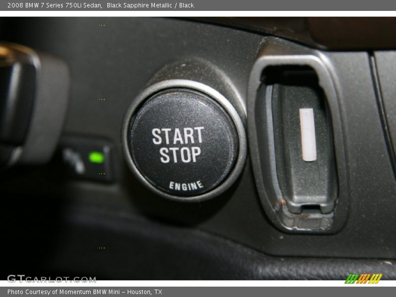 Black Sapphire Metallic / Black 2008 BMW 7 Series 750Li Sedan