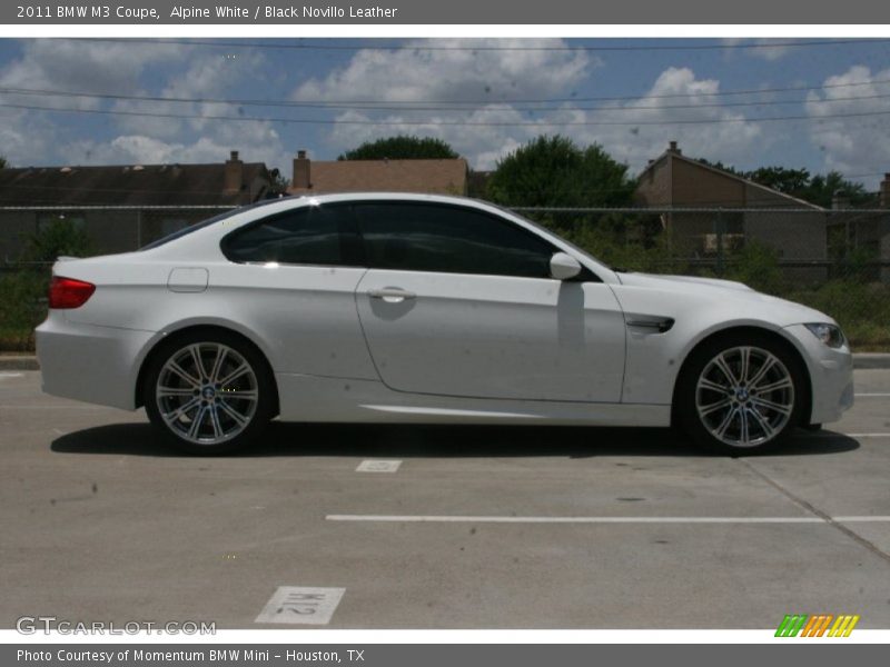 Alpine White / Black Novillo Leather 2011 BMW M3 Coupe