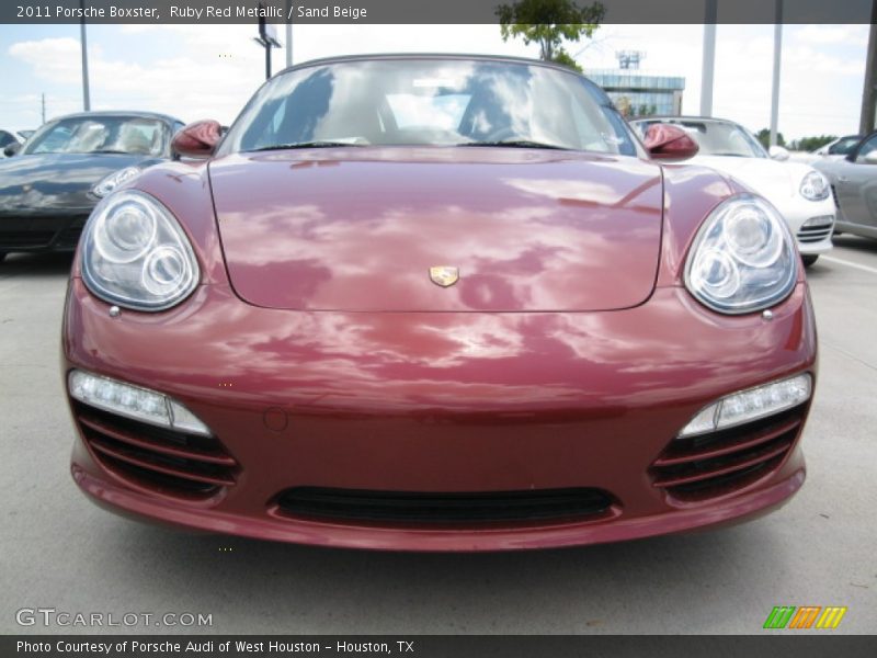 Ruby Red Metallic / Sand Beige 2011 Porsche Boxster