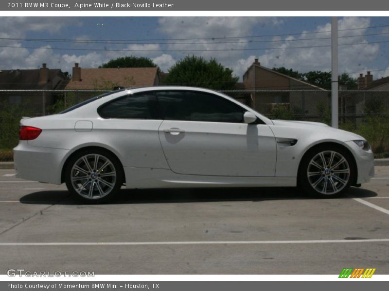 Alpine White / Black Novillo Leather 2011 BMW M3 Coupe