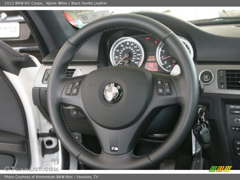 Alpine White / Black Novillo Leather 2011 BMW M3 Coupe