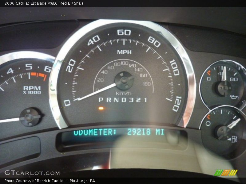 Red E / Shale 2006 Cadillac Escalade AWD