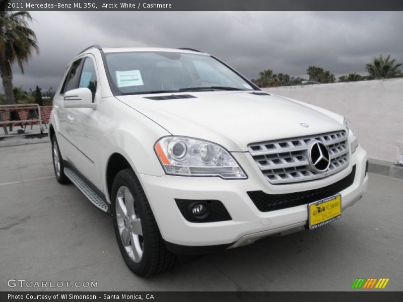 Arctic White / Cashmere 2011 Mercedes-Benz ML 350