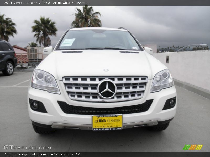Arctic White / Cashmere 2011 Mercedes-Benz ML 350