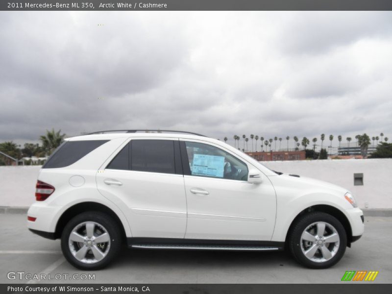 Arctic White / Cashmere 2011 Mercedes-Benz ML 350