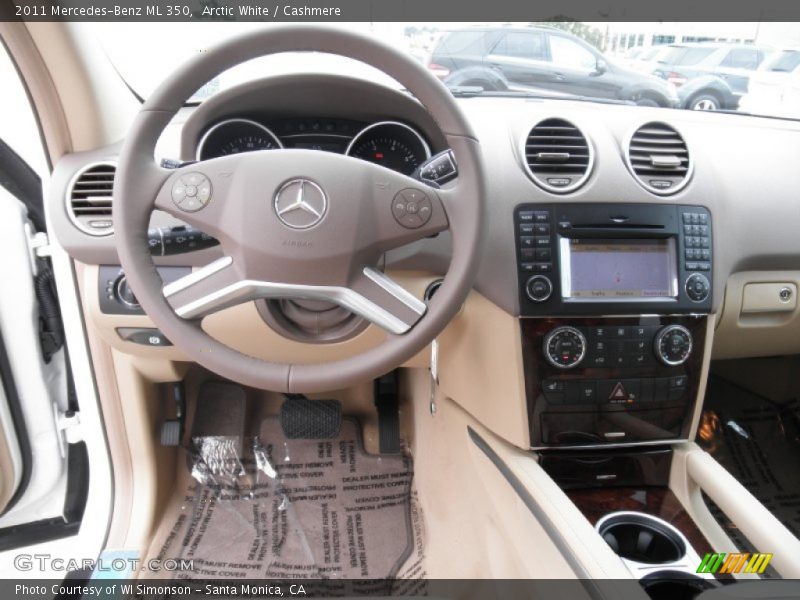 Arctic White / Cashmere 2011 Mercedes-Benz ML 350