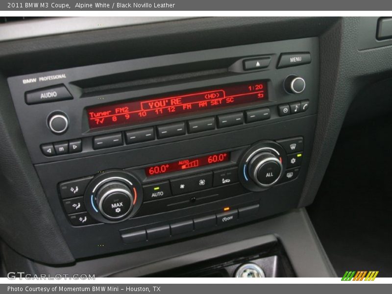 Alpine White / Black Novillo Leather 2011 BMW M3 Coupe