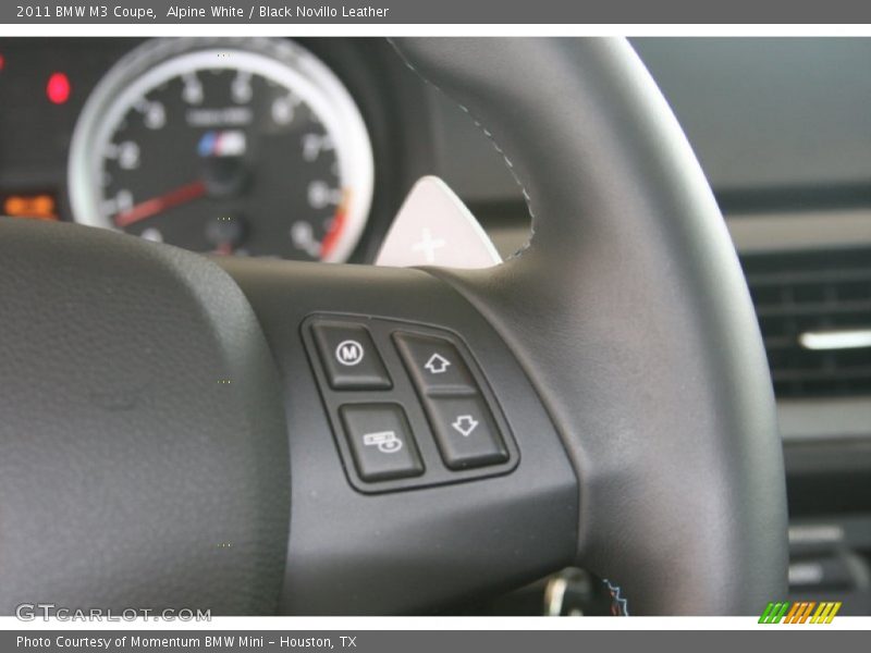 Alpine White / Black Novillo Leather 2011 BMW M3 Coupe