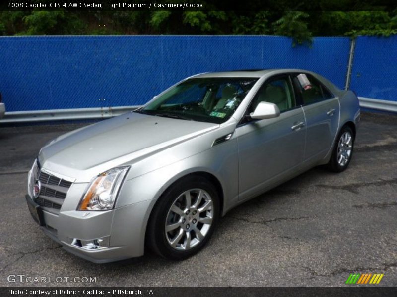 Light Platinum / Cashmere/Cocoa 2008 Cadillac CTS 4 AWD Sedan