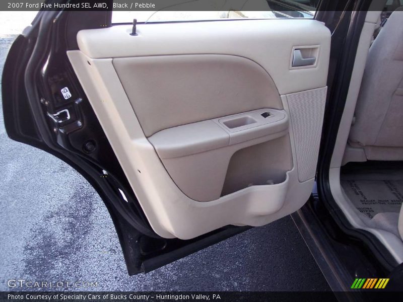 Black / Pebble 2007 Ford Five Hundred SEL AWD