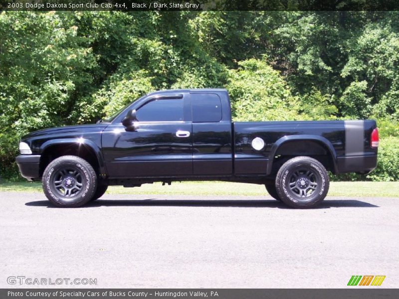  2003 Dakota Sport Club Cab 4x4 Black
