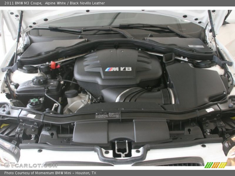 Alpine White / Black Novillo Leather 2011 BMW M3 Coupe