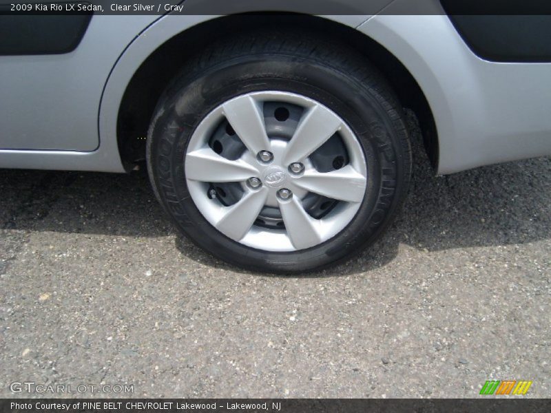 Clear Silver / Gray 2009 Kia Rio LX Sedan