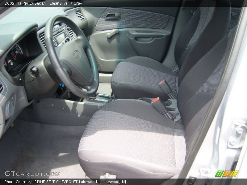 Clear Silver / Gray 2009 Kia Rio LX Sedan
