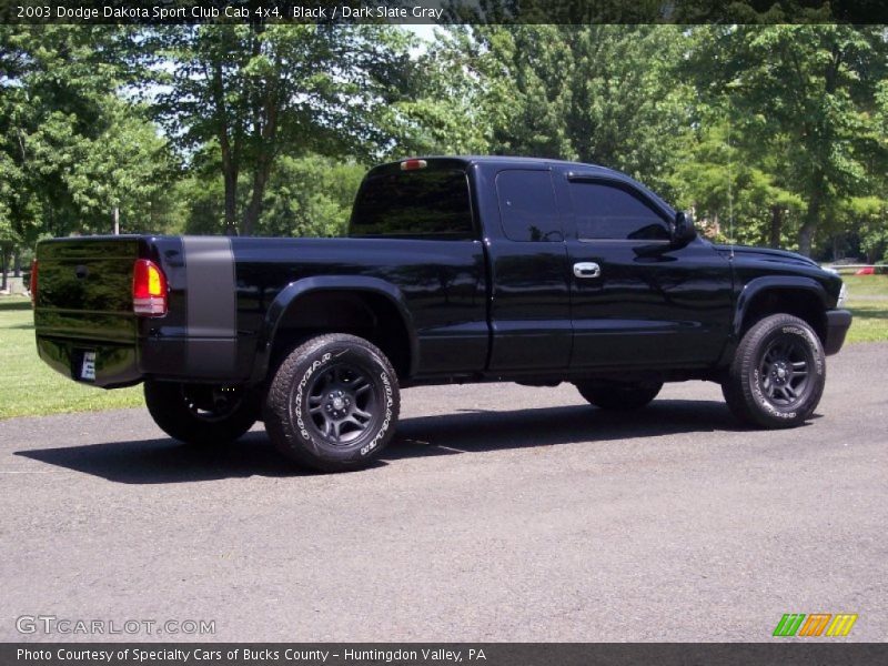 Black / Dark Slate Gray 2003 Dodge Dakota Sport Club Cab 4x4