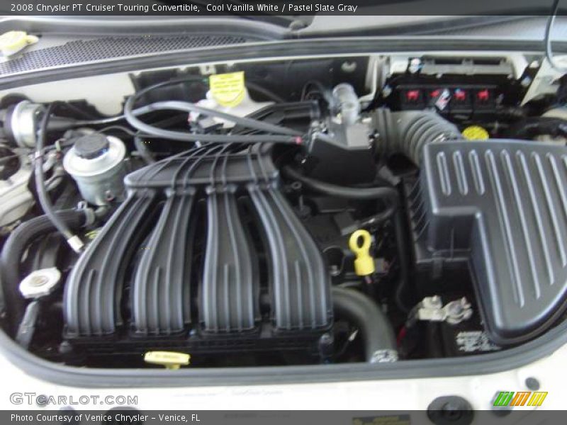 Cool Vanilla White / Pastel Slate Gray 2008 Chrysler PT Cruiser Touring Convertible